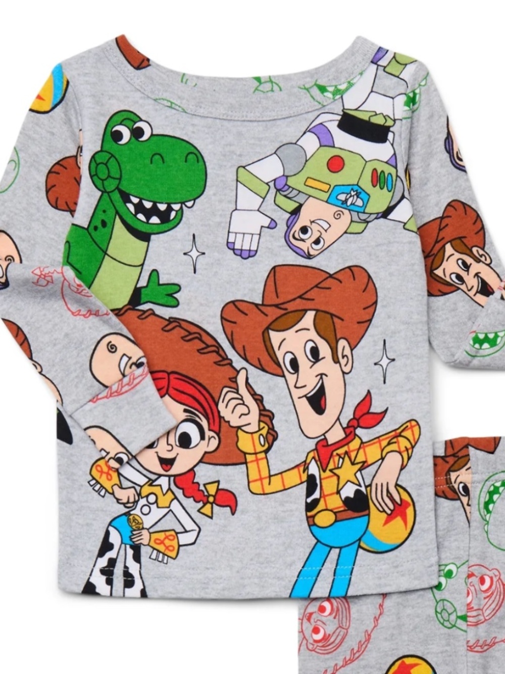 Toy Story Toddler Unisex Gray 2 PC LS Pajama Set Size 5T NWT - Picture 2 of 11